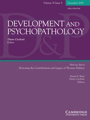 Development and Psychopathology Volume 31 - Special Issue5 -  Honoring the Contributions and Legacy of Thomas Dishion