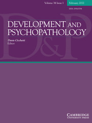 Development and Psychopathology Volume 34 - Issue 1 -
