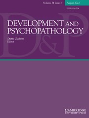 Development and Psychopathology Volume 34 - Issue 3 -