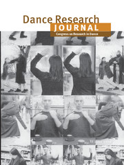 Dance Research Journal Volume 44 - Issue 2 -