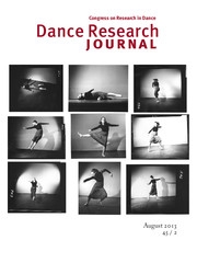 Dance Research Journal Volume 45 - Issue 2 -