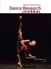 Dance Research Journal Volume 45 - Issue 3 -