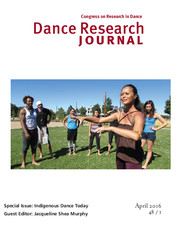 Dance Research Journal Volume 48 - Special Issue1 -  Indigenous Dance Today