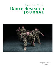 Dance Research Journal Volume 49 - Issue 2 -