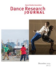 Dance Research Journal Volume 51 - Issue 3 -
