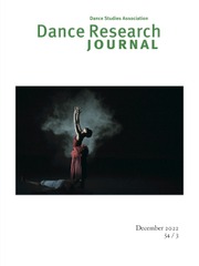 Dance Research Journal Volume 54 - Issue 3 -