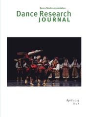Dance Research Journal Volume 55 - Issue 1 -