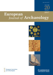 European Journal of Archaeology Volume 20 - Issue 1 -