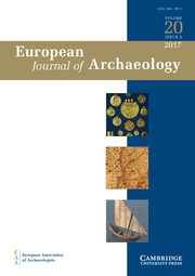 European Journal of Archaeology Volume 20 - Issue 2 -