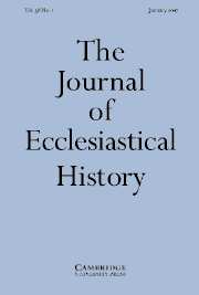 The Journal of Ecclesiastical History Volume 58 - Issue 1 -