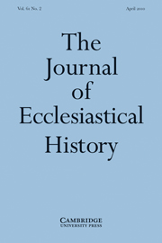 The Journal of Ecclesiastical History Volume 61 - Issue 2 -