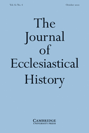 The Journal of Ecclesiastical History Volume 61 - Issue 4 -
