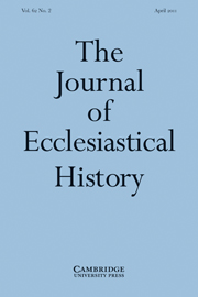 The Journal of Ecclesiastical History Volume 62 - Issue 2 -