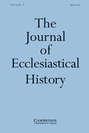 The Journal of Ecclesiastical History Volume 63 - Issue 2 -