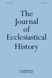 The Journal of Ecclesiastical History Volume 63 - Issue 3 -