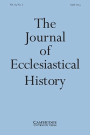The Journal of Ecclesiastical History Volume 65 - Issue 2 -