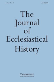 The Journal of Ecclesiastical History Volume 71 - Issue 2 -