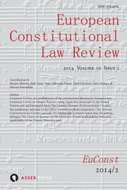 European Constitutional Law Review Volume 10 - Issue 2 -