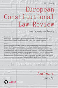 European Constitutional Law Review Volume 10 - Issue 3 -