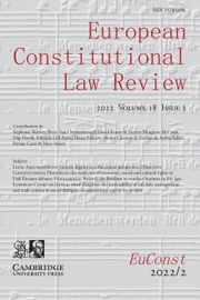 European Constitutional Law Review Volume 18 - Issue 2 -