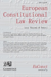 European Constitutional Law Review Volume 18 - Issue 3 -
