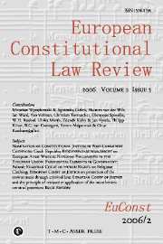 European Constitutional Law Review Volume 2 - Issue 2 -
