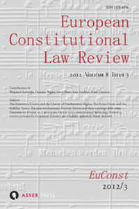 European Constitutional Law Review Volume 8 - Issue 3 -