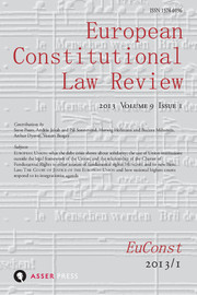 European Constitutional Law Review Volume 9 - Issue 1 -