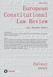 European Constitutional Law Review Volume 9 - Issue 3 -
