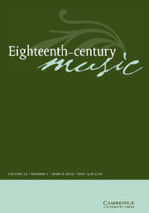 Eighteenth-Century Music Volume 12 - Issue 1 -