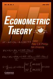 Econometric Theory Volume 28 - Issue 3 -