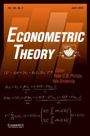Econometric Theory Volume 30 - Issue 2 -