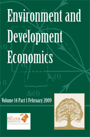 Environment and Development Economics Volume 14 - Issue 1 -  GAME THEORY, NATURAL RESOURCES AND THE ENVIRONMENT