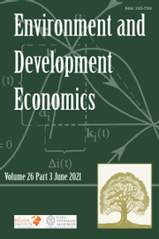 Environment and Development Economics Volume 26 - Special Issue3 -  Climate Change: Emerging Issues and New Challenges for Economic Development