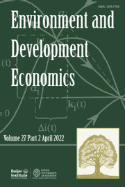 Environment and Development Economics Volume 27 - Issue 2 -