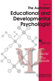 The Educational and Developmental Psychologist Volume 31 - Issue 2 -