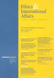 Ethics & International Affairs Volume 24 - Issue 2 -