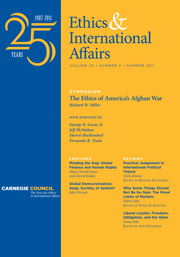 Ethics & International Affairs Volume 25 - Issue 2 -