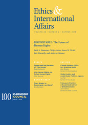 Ethics & International Affairs Volume 28 - Issue 2 -