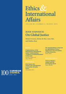 Ethics & International Affairs Volume 28 - Issue 4 -