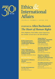 Ethics & International Affairs Volume 30 - Issue 4 -