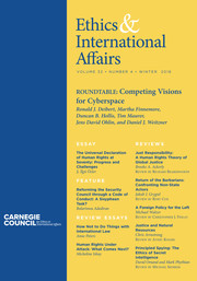 Ethics & International Affairs Volume 32 - Issue 4 -