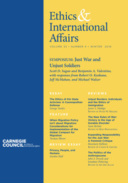 Ethics & International Affairs Volume 33 - Issue 4 -
