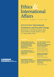 Ethics & International Affairs Volume 34 - Issue 4 -