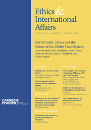Ethics & International Affairs Volume 35 - Issue 1 -