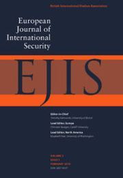 European Journal of International Security Volume 3 - Issue 1 -