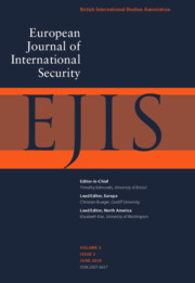 European Journal of International Security Volume 3 - Issue 2 -