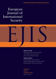 European Journal of International Security Volume 5 - Issue 1 -