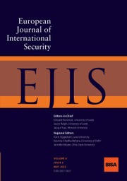 European Journal of International Security Volume 8 - Issue 2 -