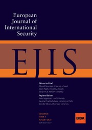 European Journal of International Security Volume 8 - Issue 3 -